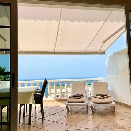 Ocean Pearl, Luxurioeses Haus, Meerblick, Grosse Sonnenterrasse, Teneriffa Sued, Gigantes, 600m Zum Strand, 200m Zum Ort, Ruhig アパート *