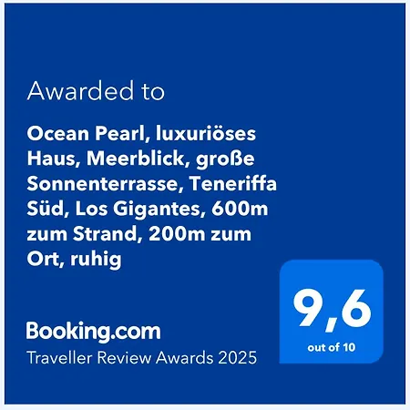 Ocean Pearl: Luxury Beachside With Sea View In Gigantes Apartment Acantilado de los Gigantes